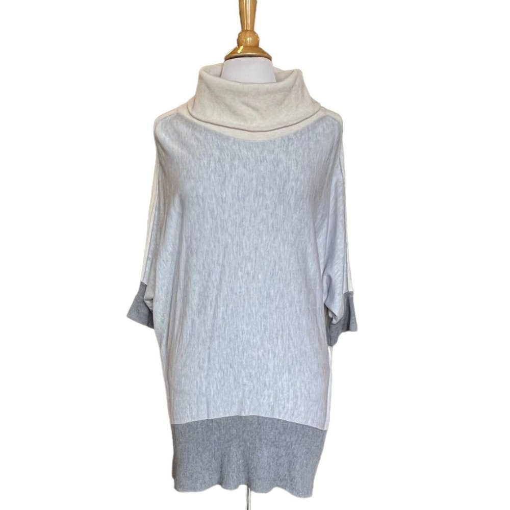 White House Black Market Sweater Women's XL X-Large Dolman Sleeves Colorblock - Picture 6 of 16